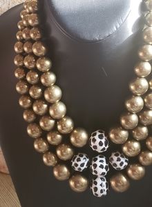 Cross Beaded Necklace
